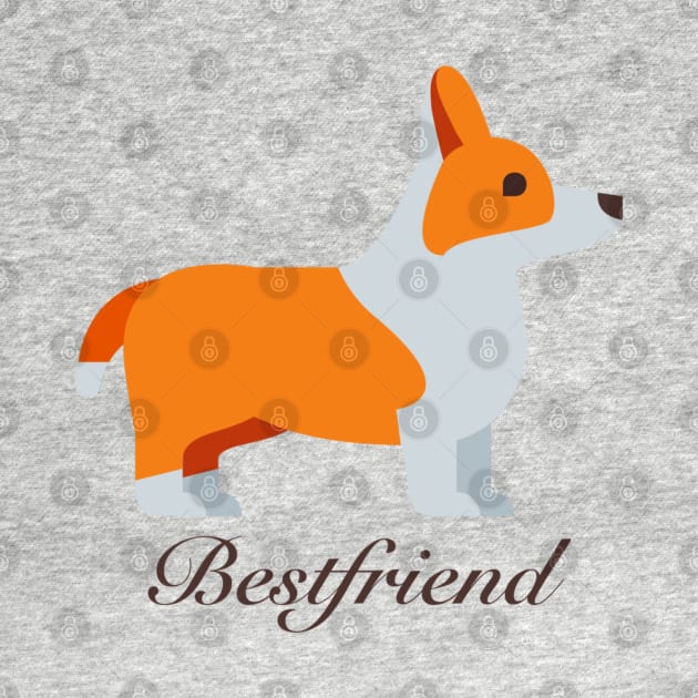 Corgi Bestfriend by Playful Creatives